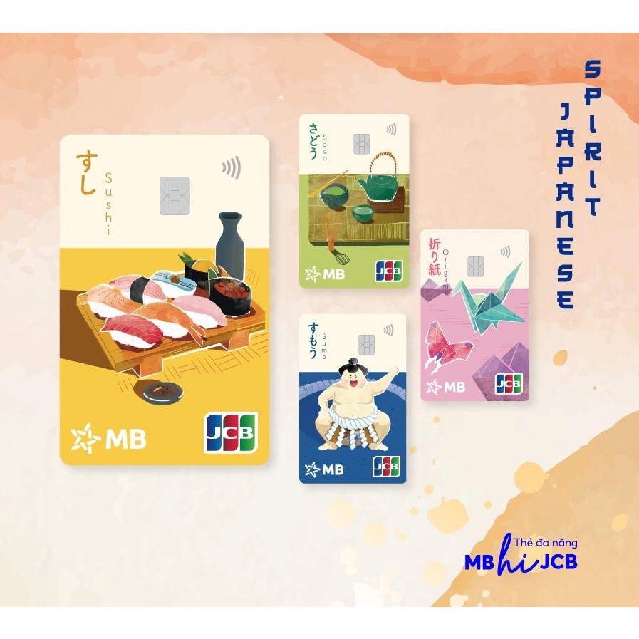 THẺ MB HI COLLECTION DÒNG JAPANESE SPIRIT | Shopee Việt Nam