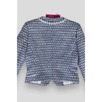 [ Chính hãng ] Vest nữ ngắn viền inside tay dài 2l - xanh trắng - tweed - DE THUONG — ảnh 6