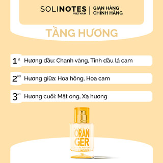 Nước hoa Pháp Solinotes Oranger hương cam đi làm, đi tiệc, đi hẹn hò thơm lâu lưu hương 8h