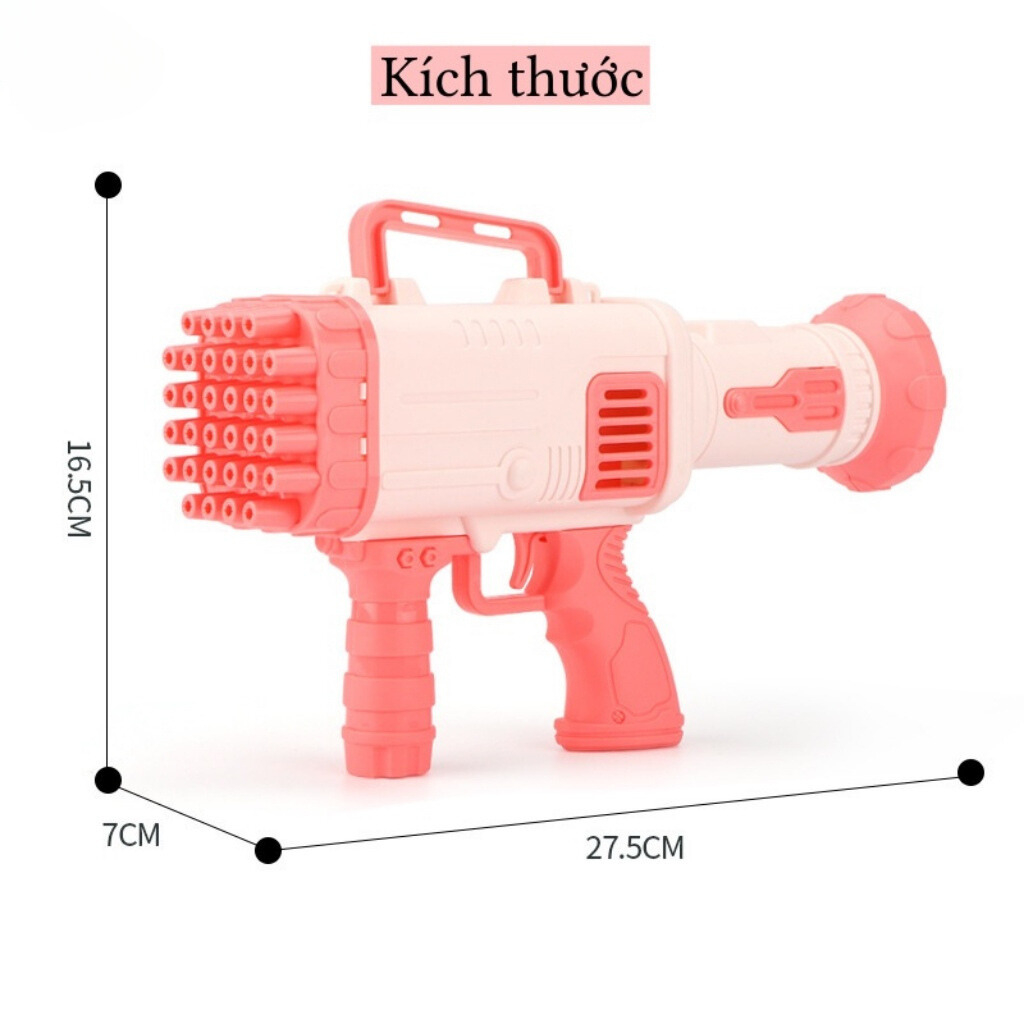 Súng Bong Bóng Súng Bắn Bong Bóng Xà Phòng Súng Phun Bong Bóng Súng Xà Phòng Đồ Chơi Bong Bóng - Đồ Chơi Cho Bé PUKAPI
