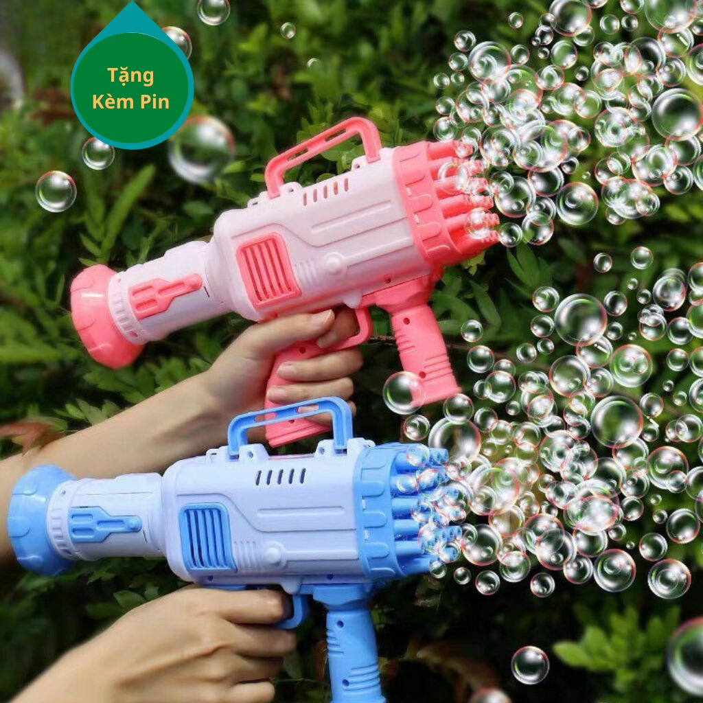 Súng Bong Bóng Súng Bắn Bong Bóng Xà Phòng Súng Phun Bong Bóng Súng Xà Phòng Đồ Chơi Bong Bóng - Đồ Chơi Cho Bé PUKAPI