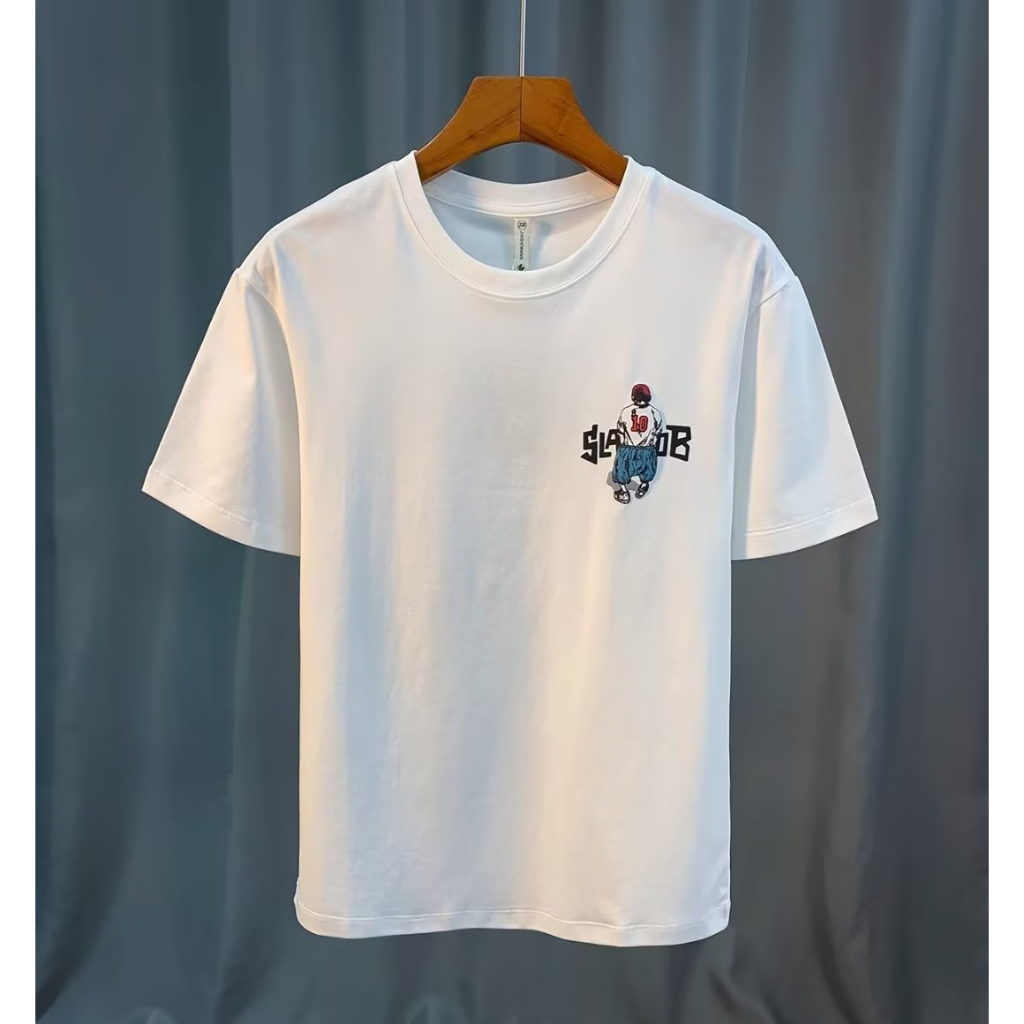 Áo thun nam tay lỡ HappyFamily mẫu form rộng MOVE rẻ trung năng động chất vải cotton 100 cao cấp