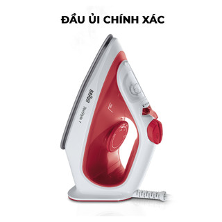 Bàn là hơi nước Braun SI1019RD, Hàng chính hãng bảo hành 24 tháng.