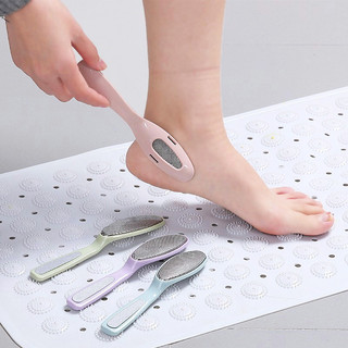 Cây Chà Gót Chân Làm Mềm Da Chân Tẩy Tế Bào Chết Chân Dũa Móng Chân Inox 2 Trong 1 Nhiều Màu 88409