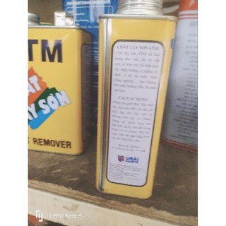 Chất tẩy sơn ATM trên mọi chất liệu can 875 ml