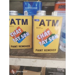 Chất tẩy sơn ATM trên mọi chất liệu can 875 ml