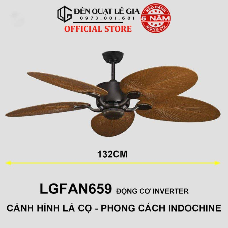 Ảnh { SALES 50% } Quạt Trần INDOCHINE STYLE | Quạt Trần Phong Cách Đông Dương Đẹp 2024 3