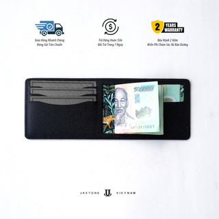 VÍ J-SLIM PHỐI HỌA TIẾT TROPICAL. Ví kẹp tiền PRO CENT. Money Clip Wallet cao cấp siêu mỏng và tiện lợi.