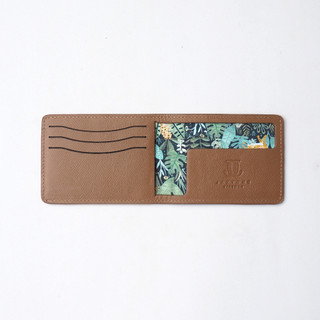 VÍ J-SLIM PHỐI HỌA TIẾT TROPICAL. Ví kẹp tiền PRO CENT. Money Clip Wallet cao cấp siêu mỏng và tiện lợi.