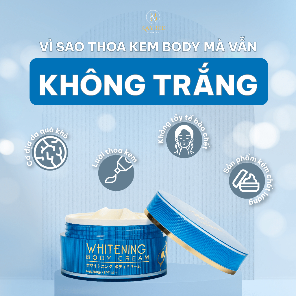 Kem Trắng Da Body 