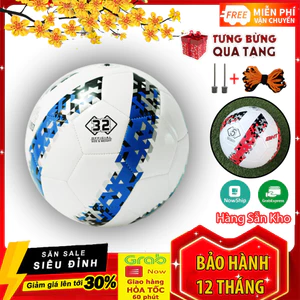 Quả Bóng đá Da BoMa 32 - Bóng số 4 - Tặng kèm kim bơm và túi lưới - Banh bóng đá cho thiếu niên SIÊU HOT HOT