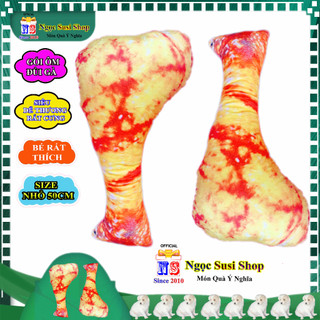 THÚ BÔNG HÌNH ĐÙI GÀ SIZE NHỎ 50CM BÉ RẤT THÍCH ÔM NGỦ CHO BÉ 2 TUỔI NHA - đồ chơi gấu bông doll toyGIAO RẤT NHANH
