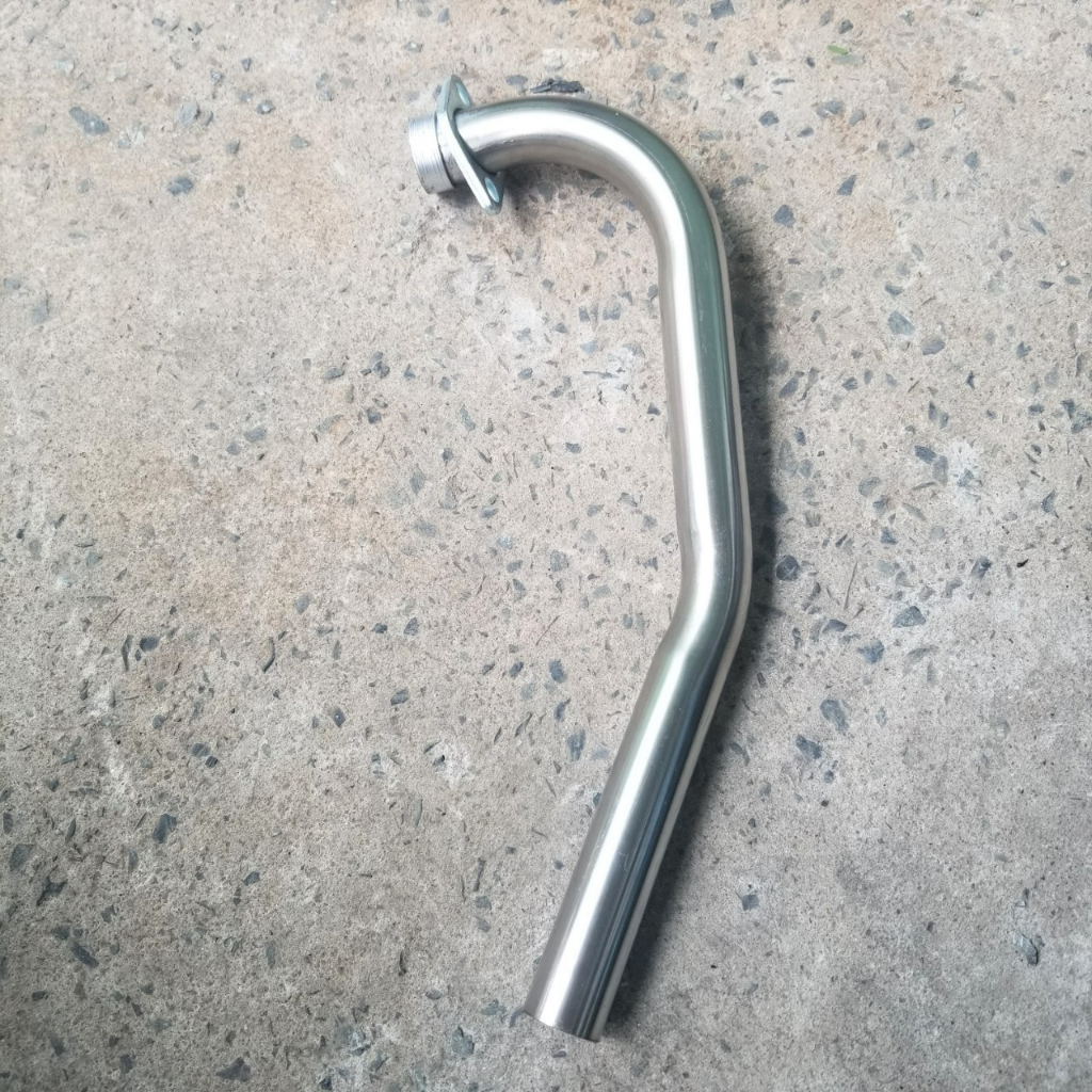 Cổ pô INOX 304 cổ tăng thoát máy size 32 dành cho dòng xe Wave anpha ...