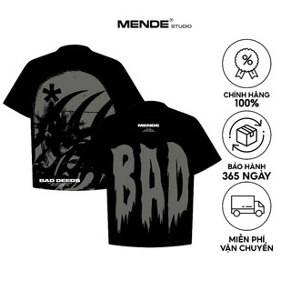 Bad Deeds Tee - Áo thun Mende Unisex Đen