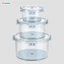 Bộ 3 hộp thực phẩm tròn Hokori 6558, Hộp đựng thực phẩm Việt Nhật cao cấp