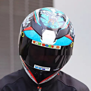 Tem dán mũ bảo hiểm fullface - SAMURAI - áp dụng nhiều màu - 16