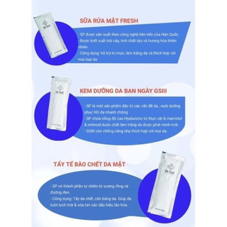Set 5 Gói Dưỡng Da Dr Cell - Bộ Sản Phẩm Dưỡng Da Mini, Nuôi Dưỡng Làn Da Trắng Sáng, Mịn Màng