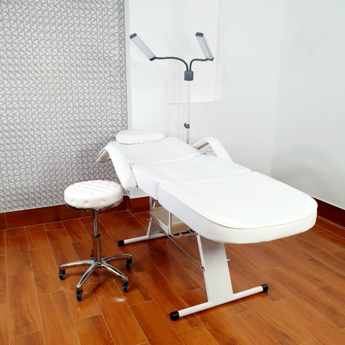 Giường Tiêm Filler Luxury, Giường Phun Xăm, Giường Spa Nhập Khẩu Kiểu Dáng Hiện Đại, Da Bọc Đệm Mút Êm Ái