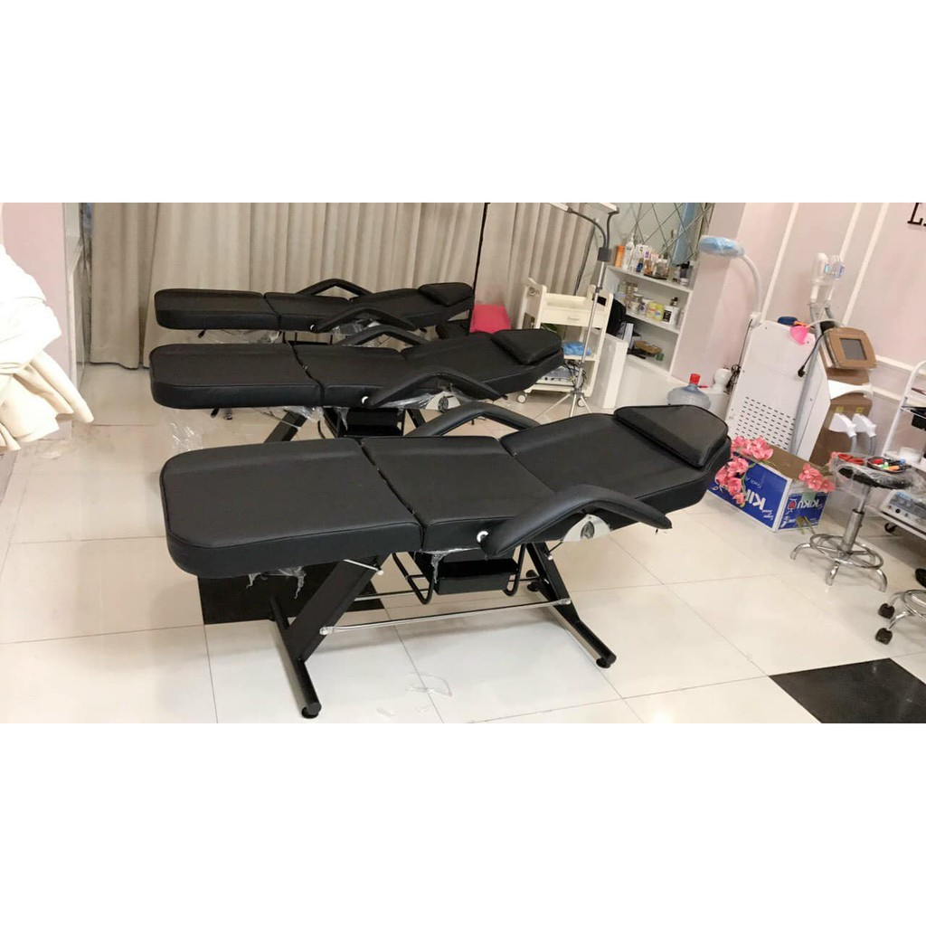 Giường Tiêm Filler Luxury, Giường Phun Xăm, Giường Spa Nhập Khẩu Kiểu Dáng Hiện Đại, Da Bọc Đệm Mút Êm Ái