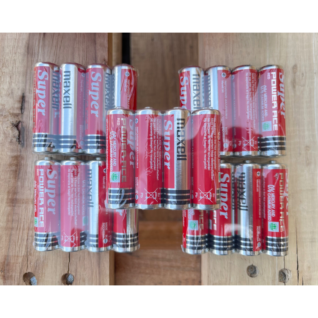 Pin Tiểu AA (2A) Maxell Đỏ 1.5V - Vỉ 4 viên | Shopee Việt Nam