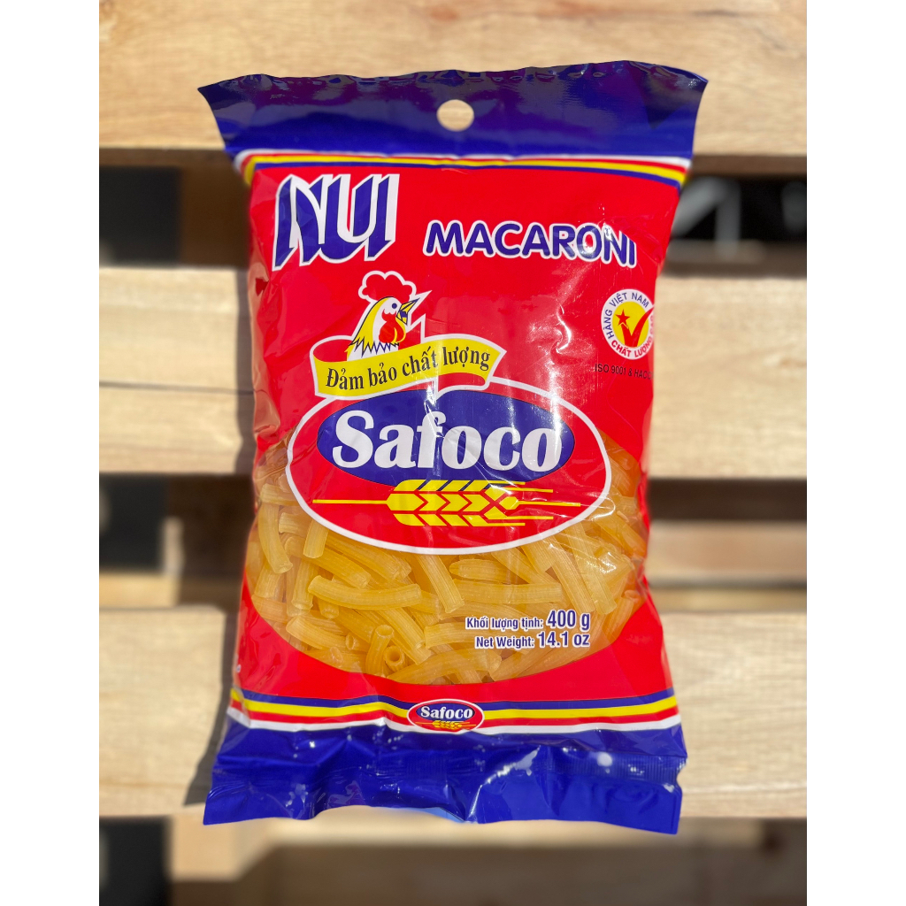 Nui ống lớn Safoco gói 400G CHÍNH HÃNG | Shopee Việt Nam