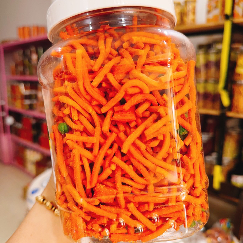 Bim Bim Que đậu hà lan - 1Hộp 500Gr/Túi Zip 500Gr