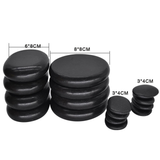 Đá Nóng, Massage Body Đá Tròn Đá Oval Đá Spa Đông Y Massa Mặt Đả Thông Kinh Lạc Oval 8x6cm tròn 8x8cm