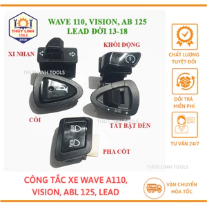 Bộ 5 Nút Công Tắc Xe Wave 110 Vision AB 125 Lead Đời 2013-2018 THÙY LINH TOOLS