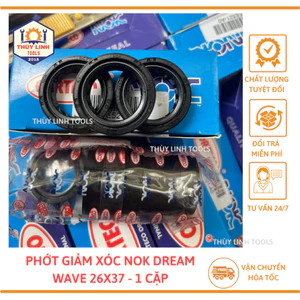 Phớt giảm sóc NOk , phớt giảm xóc Dream Wave phớt 26 37 Hộp 10 cái Thùy Linh Tools