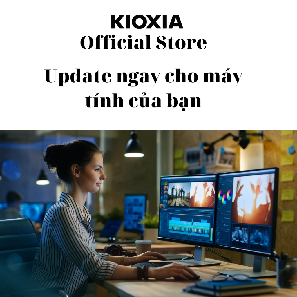 Ổ CỨNG SSD NVMe KIOXIA EXCERIA G3 Gen5x4 đọc 10000 ghi 8900 - Bảo hành 5 năm
