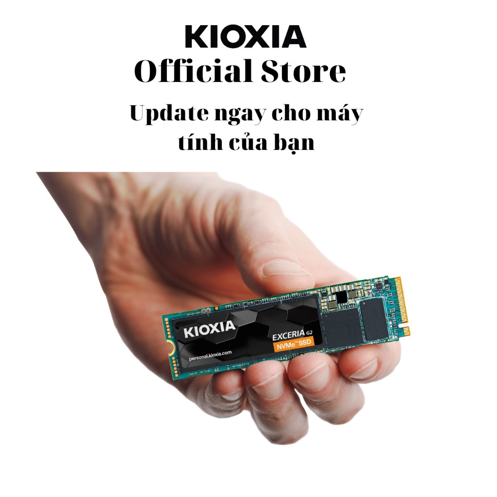 Ổ CỨNG SSD NVMe KIOXIA  Dung lượng 1TB| 2TB | EXCERIA G3 NVMe Gen5x4 wRAM - BH 5 Năm