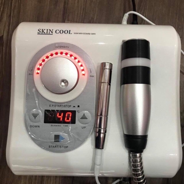 Máy Điện Di Skin Cool, Điện Di D-Cool Thiết Bị Chăm Sóc Da Không Xâm Lấn, Chế Độ Nóng Lạnh Chuyên Sâu Loại 1