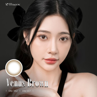 Lens khóa ẩm cận Venus Brown VIVIMOON màu nâu tự nhiên 3 - 6 tháng