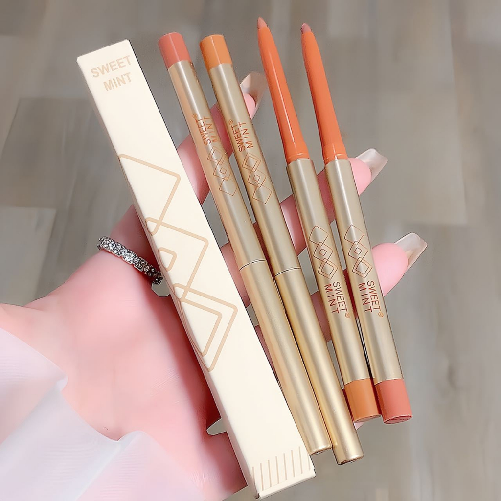 Chì Kẻ Viền Môi, Chì Kẻ Môi SWEETMINT Lâu Trôi Chống Thấm Nước Chất Lì Mềm Mượt