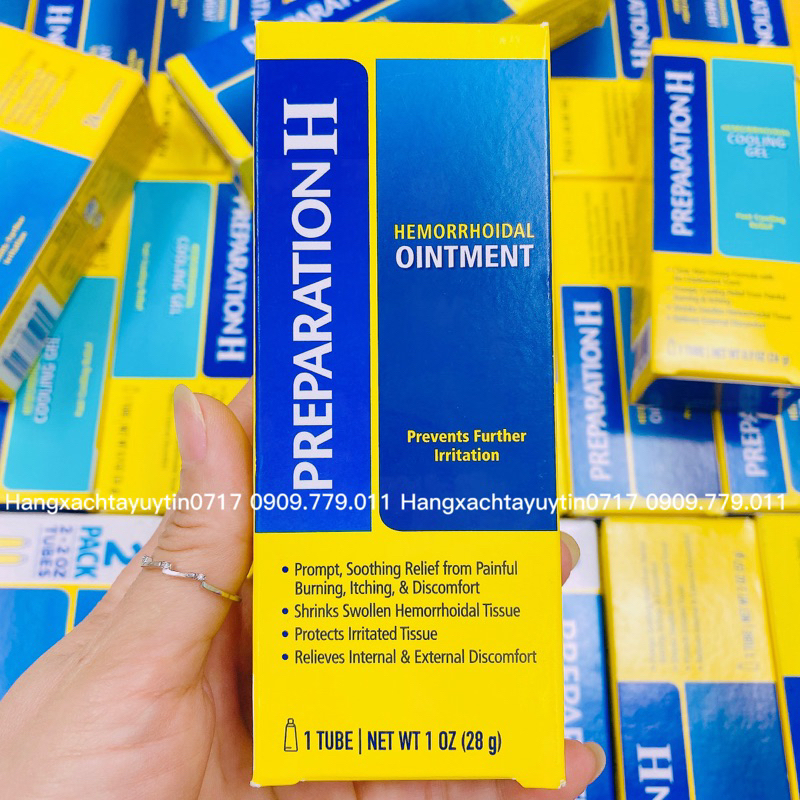 Kem bôi trĩ bỏng rát Preparation H Mỹ Hemorrhoidal Ointment ...