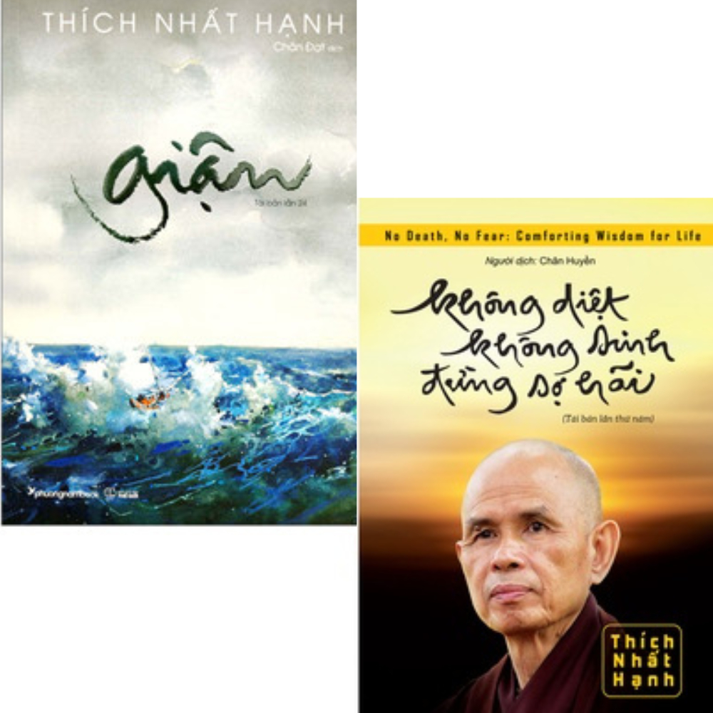 Ảnh Combo Sách - Giận + Không Diệt Không Sinh Đừng Sợ Hãi 2