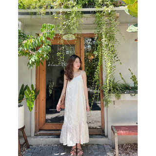 Đầm dây tơ hoa đuôi cá Sophie dress Ma Vie