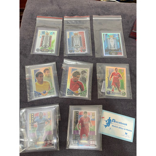 Thẻ Cầu Thủ Bóng Đá VIP SUPPER RARE Match Attax Limited Tổng Hợp Các Mùa ( Thẻ Cực Hiếm )