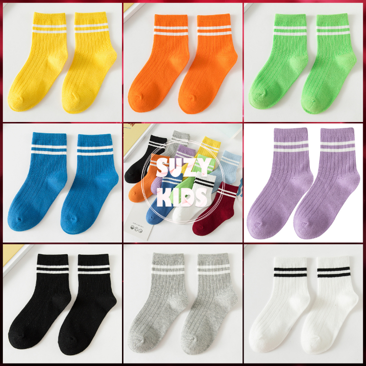 Tất Vớ Lửng Cho Bé Phong Cách Hàn Quốc Sang Chảnh, Tất Trẻ Em mang giày siêu xinh V16