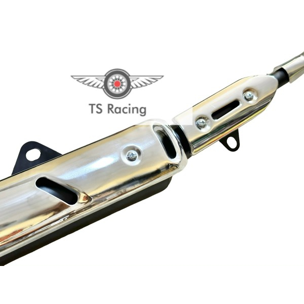 Pô sirius mẫu mới không móc có ốp pô inox