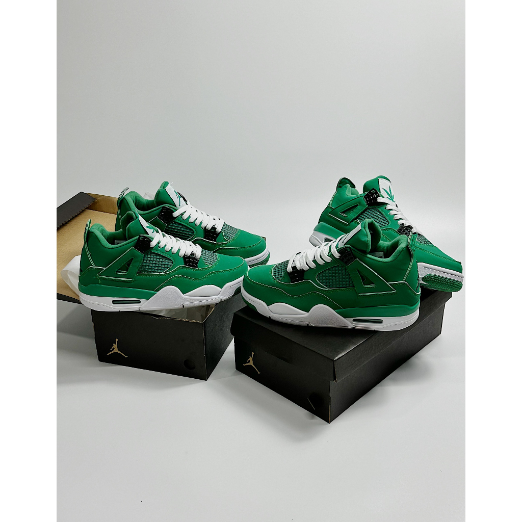 [1991 Store] Giày Thể Thao JD4 xanh lá cây, Giày Bóng Rổ Jordan 4 Green ...