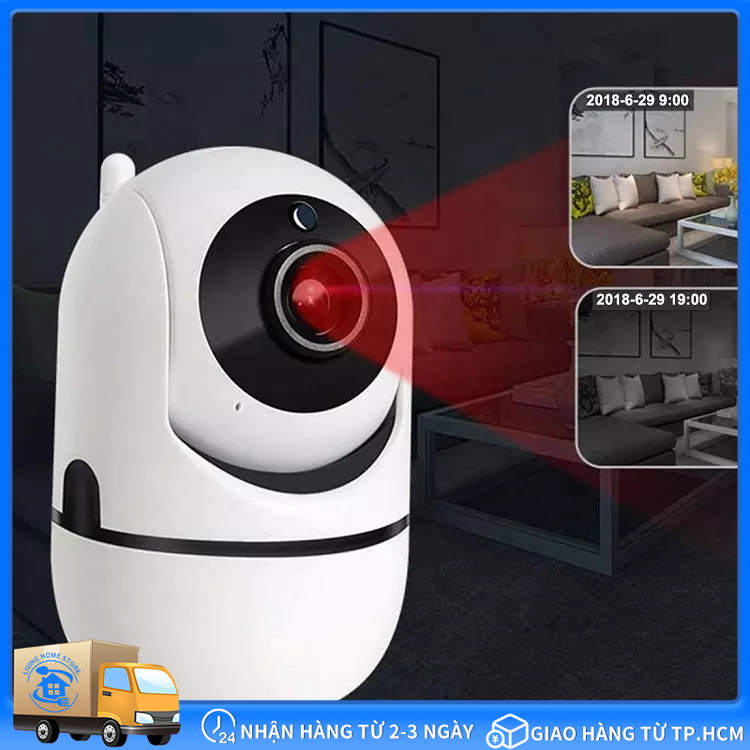 Camera Wifi IP trong nhà app/ app thiết kế nhỏ gọn xoay 360 độ | Shopee ...