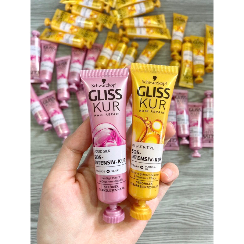 {NỘI ĐỊA ĐỨC 🇩🇪 } DƯỠNG Ủ TÓC PHỤC HỒI TÓC KHẨN CẤP GLISS KUR SOS