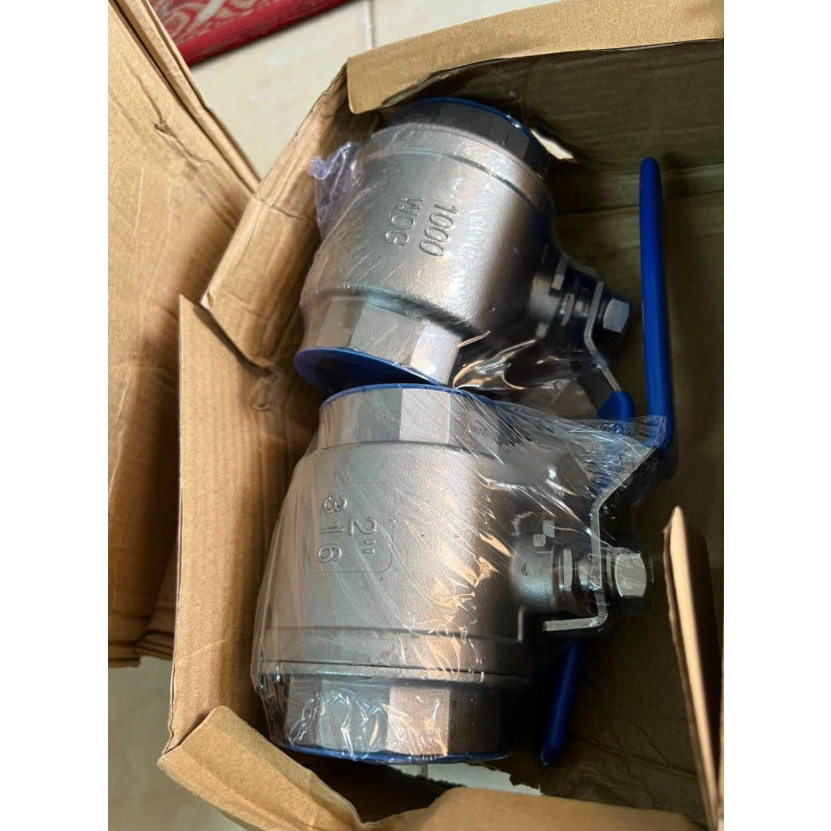 Van bi inox 316  ren 13mm(1/4), 17mm(3/8), 21mm(1/2), 27mm(3/4), 34mm(1)