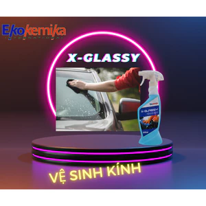 NƯỚC LAU KÍNH XE HƠI X-GLASSY EKOKEMIKA 600ML