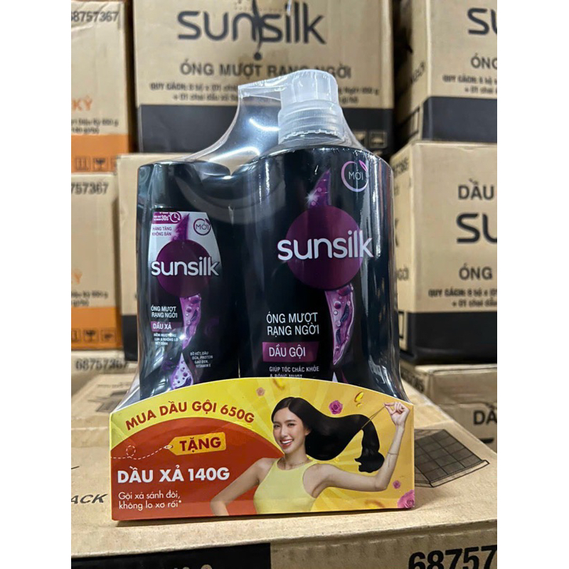 Dầu gội Sunsilk 650g vàng