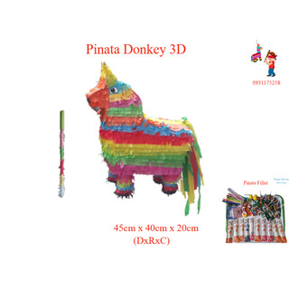 Pinata đập kẹo Donkey 3D - Trò chơi tiệc tập thể cực vui dành cho trẻ em