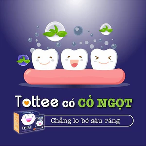 Quà tặng 1 hộp gạc rơ lưỡi Tottee, vệ sinh răng miệng cho bé