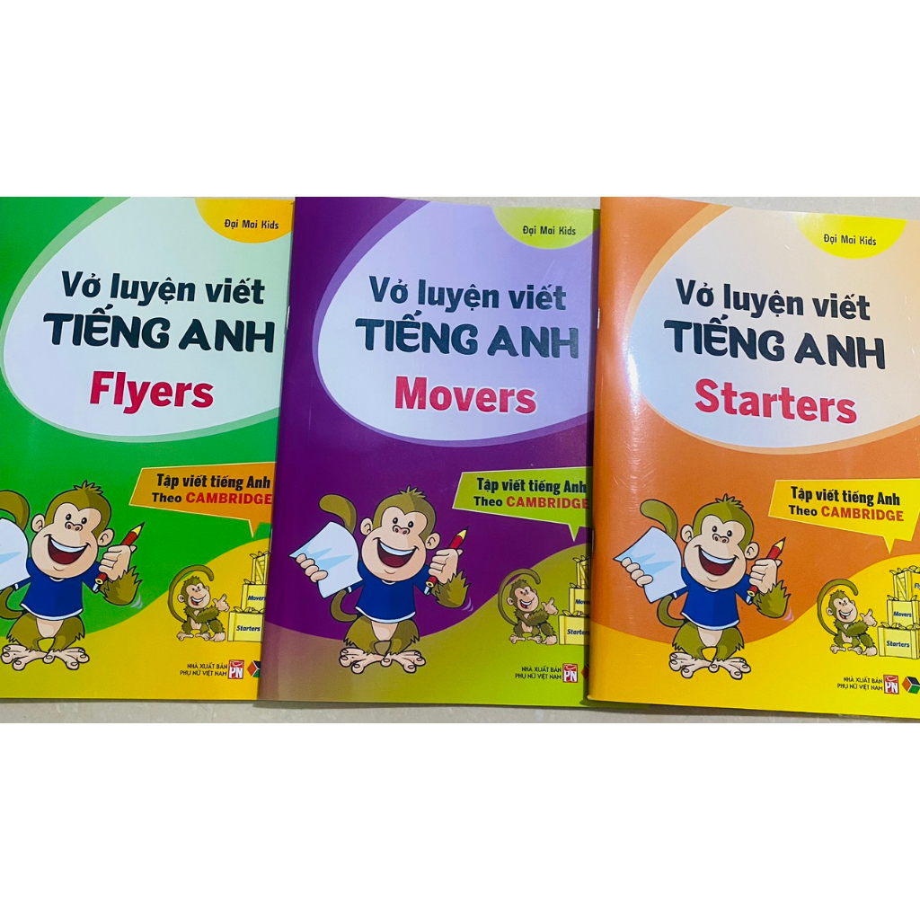 Ảnh Sách - Vở Luyện Viết Tiếng Anh Starter, Flayer,Mover - Tập viết tiếng anhtheo Cambridge 1