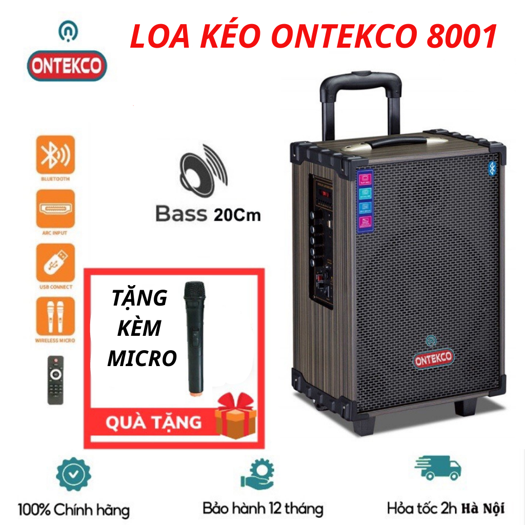 1. Giới Thiệu Chung Về Loa Kéo Ontekco 8001